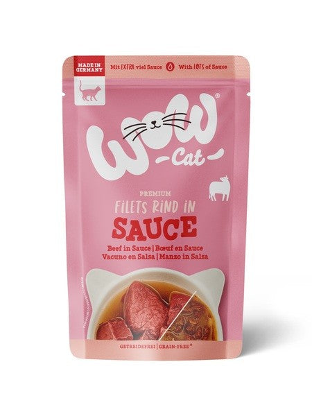 WOW CAT EN SALSA 85GR