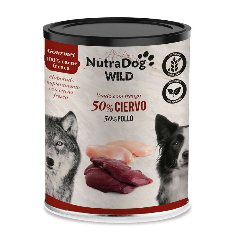 LATA PERRO NUTRADOG WILD 400GR