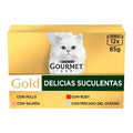 GOURMET GOLD DELICIAS SUCULENTAS PACK 12 LATAS