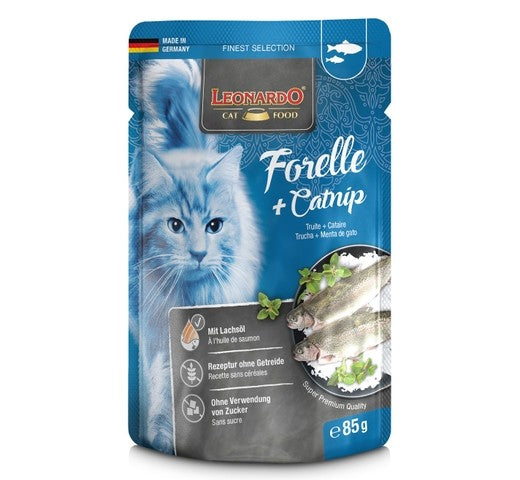 LATA GATO LEONARDO MENU 85GR