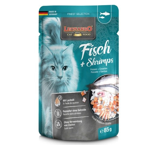 LATA GATO LEONARDO MENU 85GR