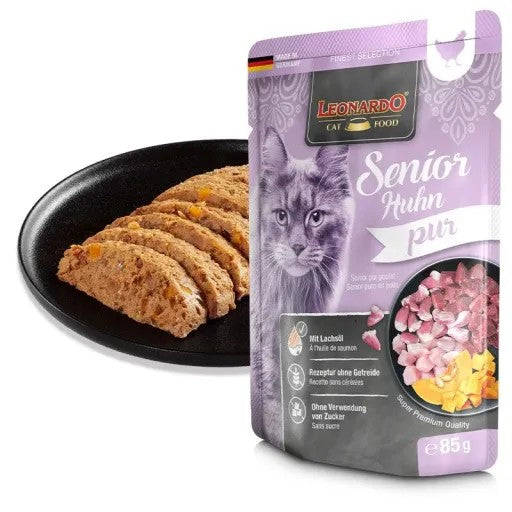 LATA GATO LEONARDO MENU 85GR