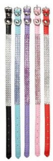 COLLARES PERRO COLOR VARIADO CON CRISTALES