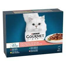 GOURMET PERLE MINI FILITES EN SALSA CAJA 8x85GR