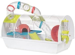 JAULA HAMSTER 1 PISO SIN TUBO BLANCA