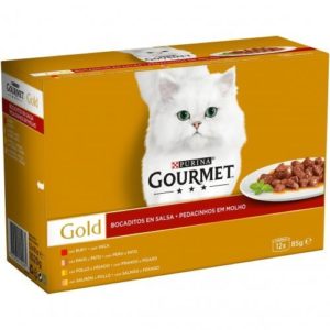 GOURMET GOLD BOCADITOS EN SALSA PACK 12 LATAS