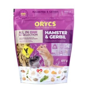 MINIORYCS HAMSTER & GERBIL 600GR