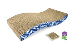 RASCADOR CARTON OLA CON CATNIP