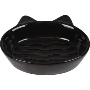 CUENCO PARA COMIDA GATO GIZMO NEGRO