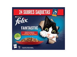 FELIX FANTASTIC FESTIN SABORES GELATINA CAJA 24UND.