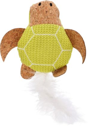TORTUGA DE CORCHO Y TEXTIL GATO LEMMO