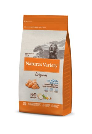NATURE'S VARIETY PERRO ADULT MEDIUM SALMON