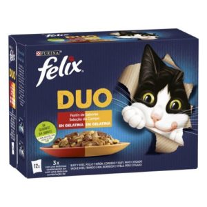 FELIX DUO GELATINA FESTÍN DE SABORES CAJA